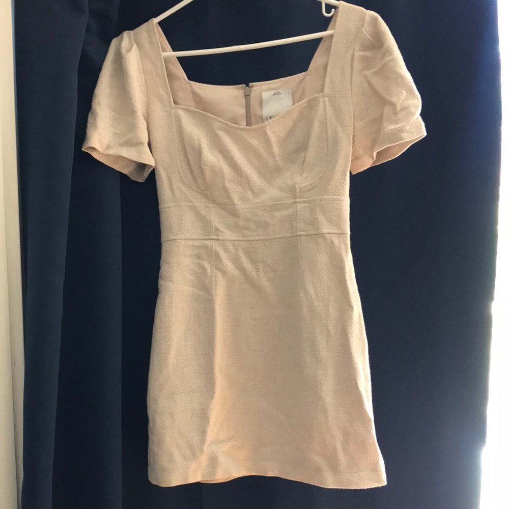 C/MEO collective linen mini dress sample